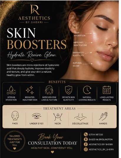 Skin Boosters guide – Aesthetics by Sherri